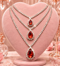 DUBAI PRINCESS 3 TIER NECKLACE SET