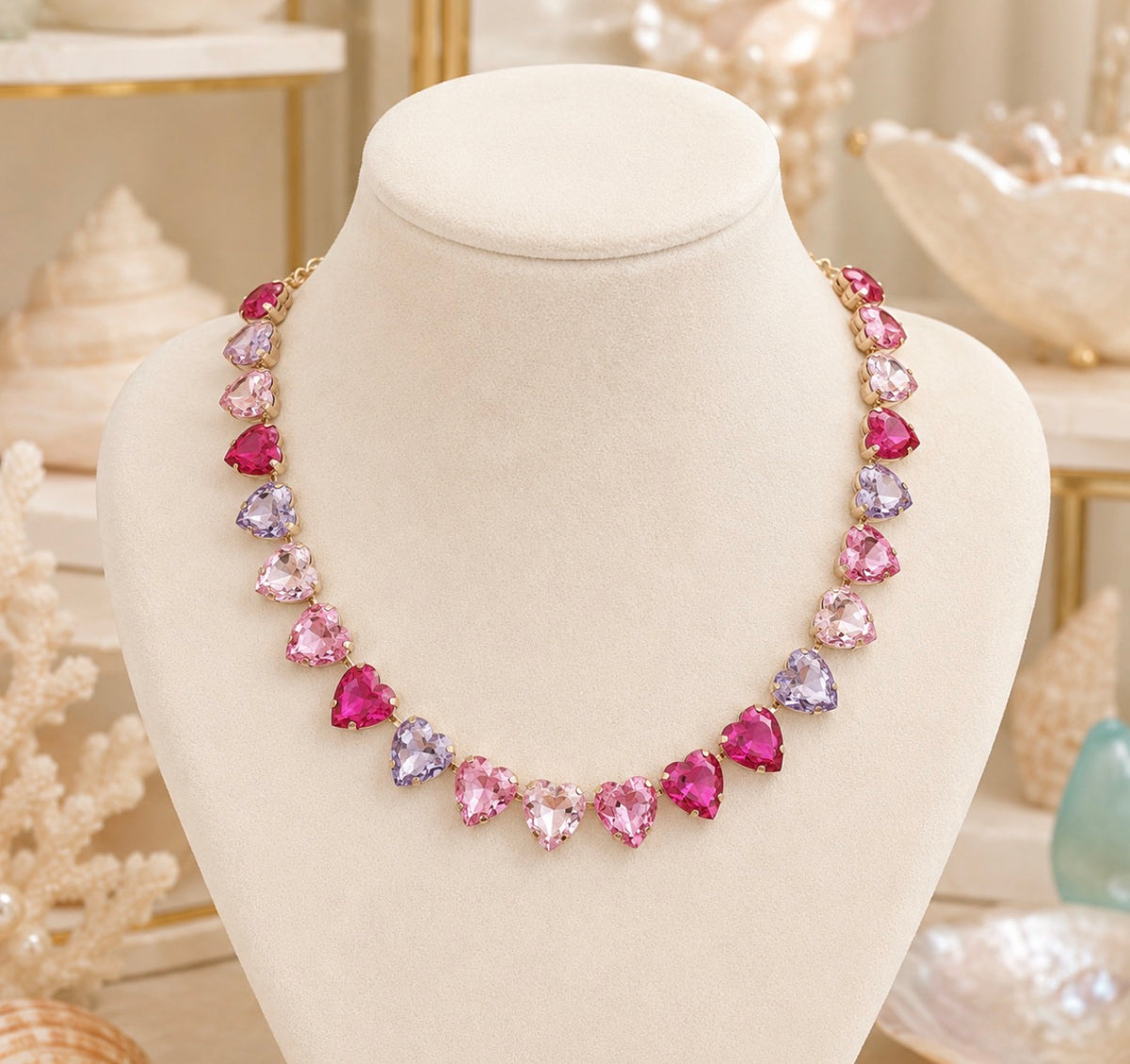 MULTICOLOR GLASS NECKLACE