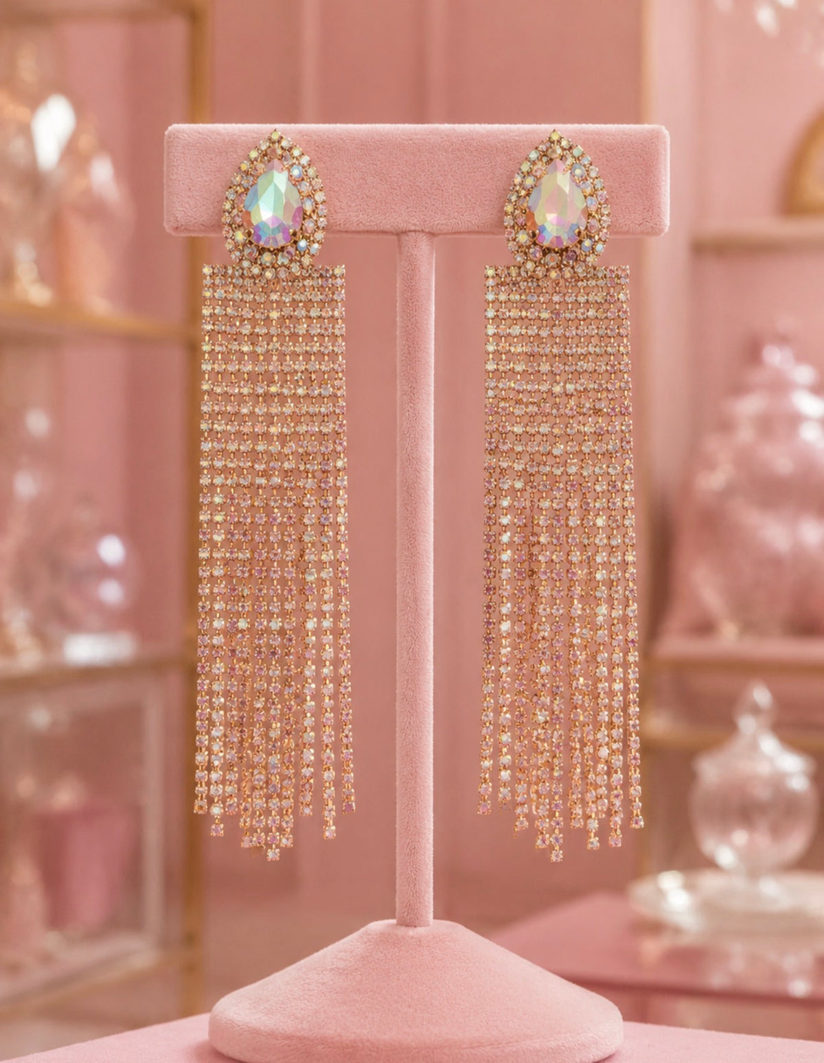DAZZLING DIVA DROP EARRINGS